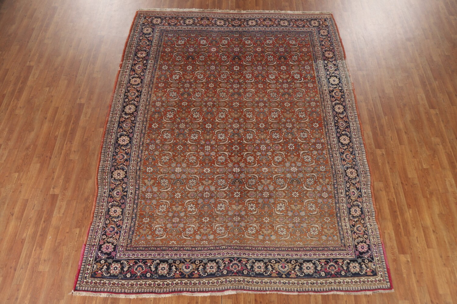 Vegetable Dye Antique Bidjar Persian Area Rug 8x11