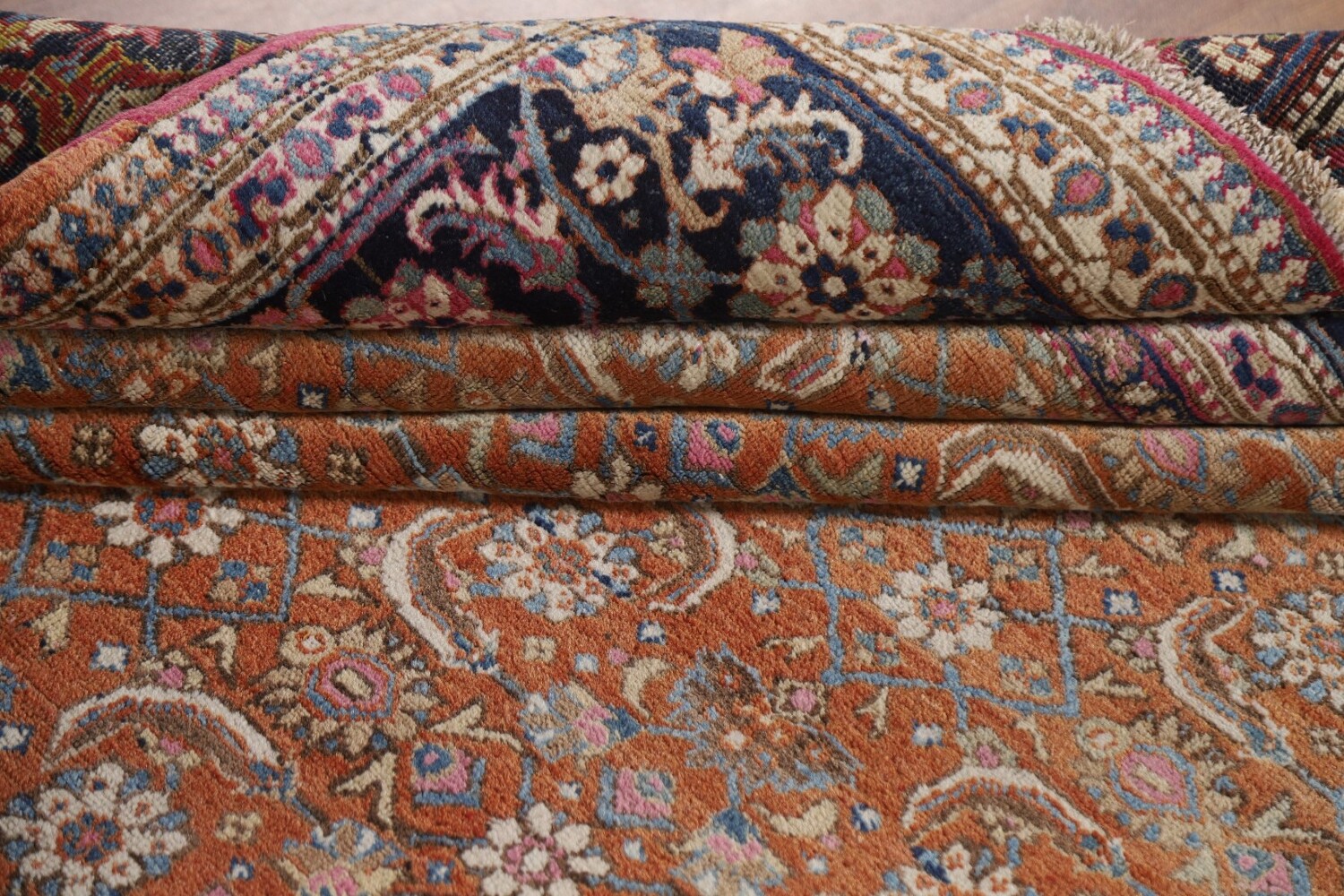 Vegetable Dye Antique Bidjar Persian Area Rug 8x11