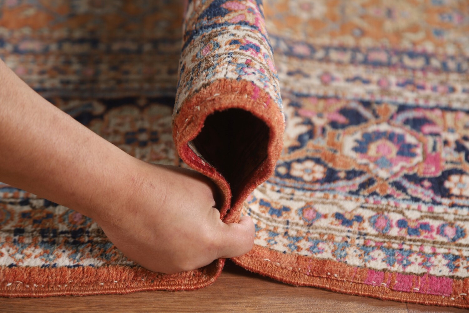 Vegetable Dye Antique Bidjar Persian Area Rug 8x11
