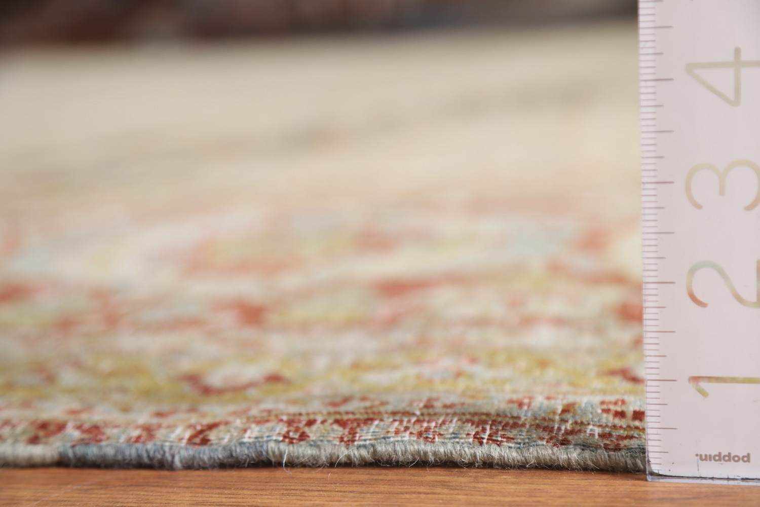 Pre-1900 Antique Sultanabad Vegetable Dye Persian Rug 15x21