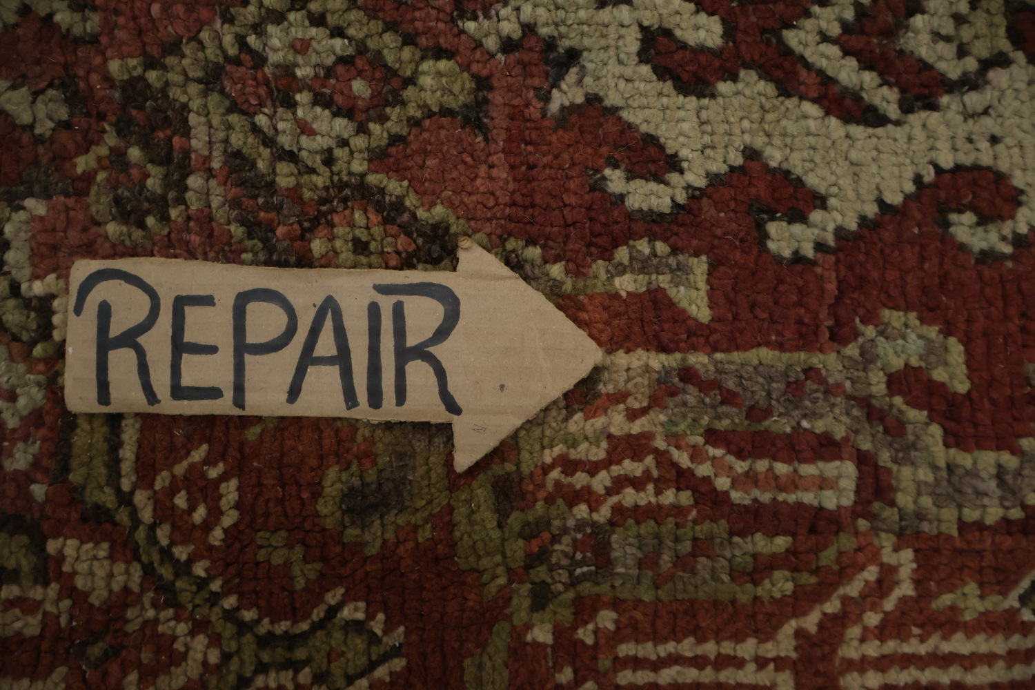 Pre-1900 Antique Oushak Large Vegetable Dye Rug 13x16