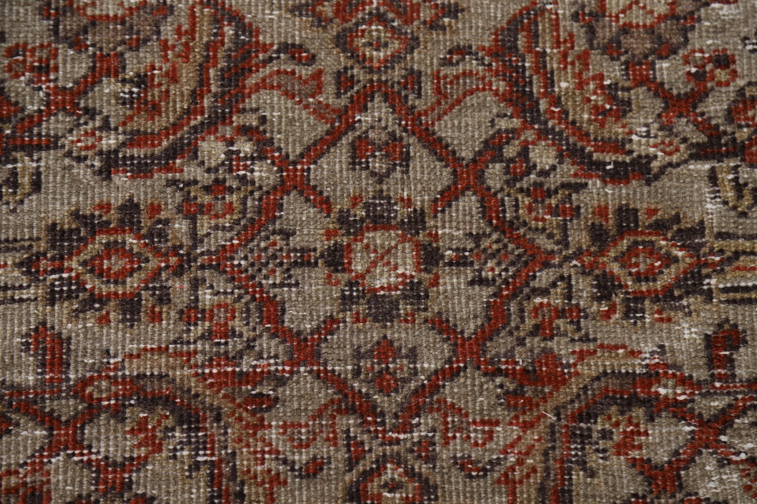 Pre-1900 Vegetable Dye Sultanabad Persian Area Rug 10x13