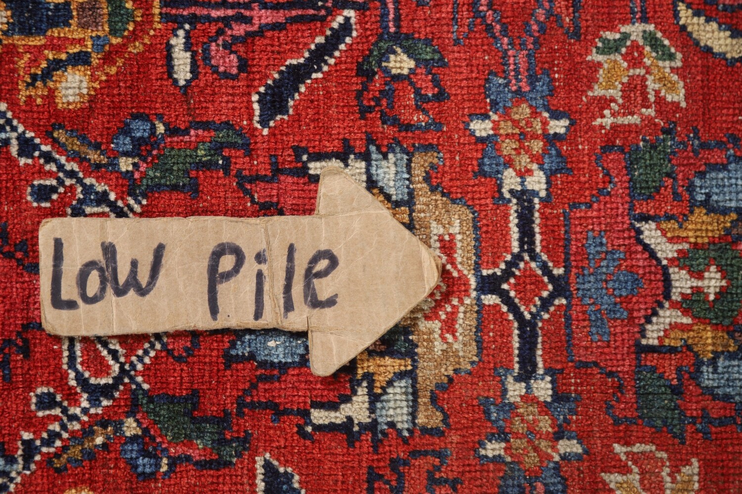 Pre-1900 Vegetable Dye Sultanabad Persian Area Rug 10x13