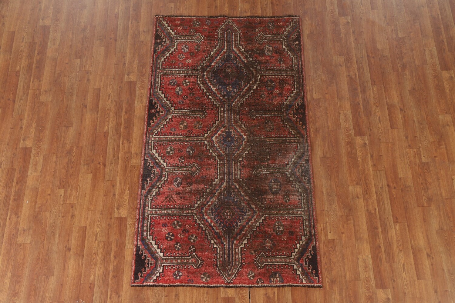 Antique Wool Lori Persian Rug 4x7