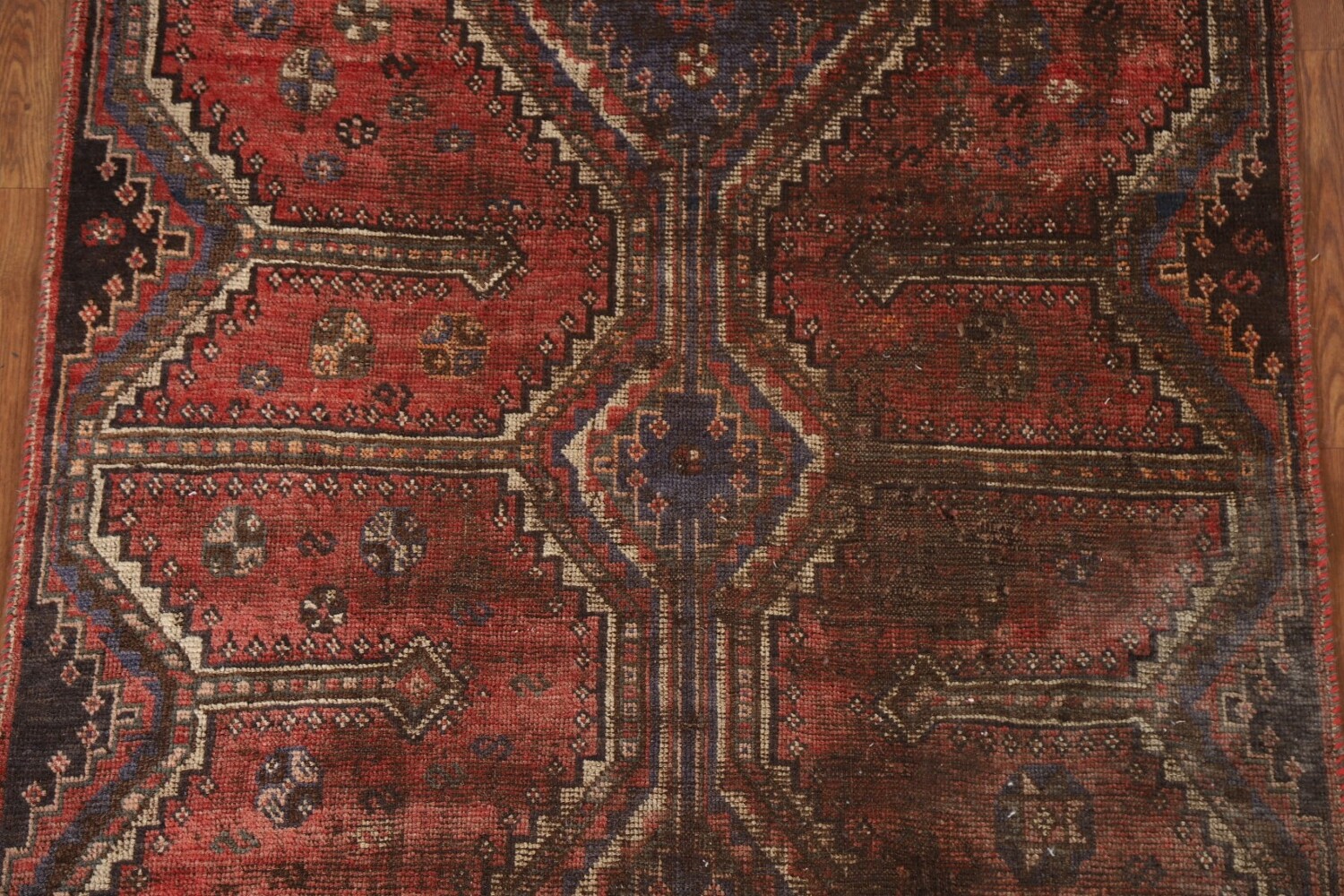 Antique Wool Lori Persian Rug 4x7