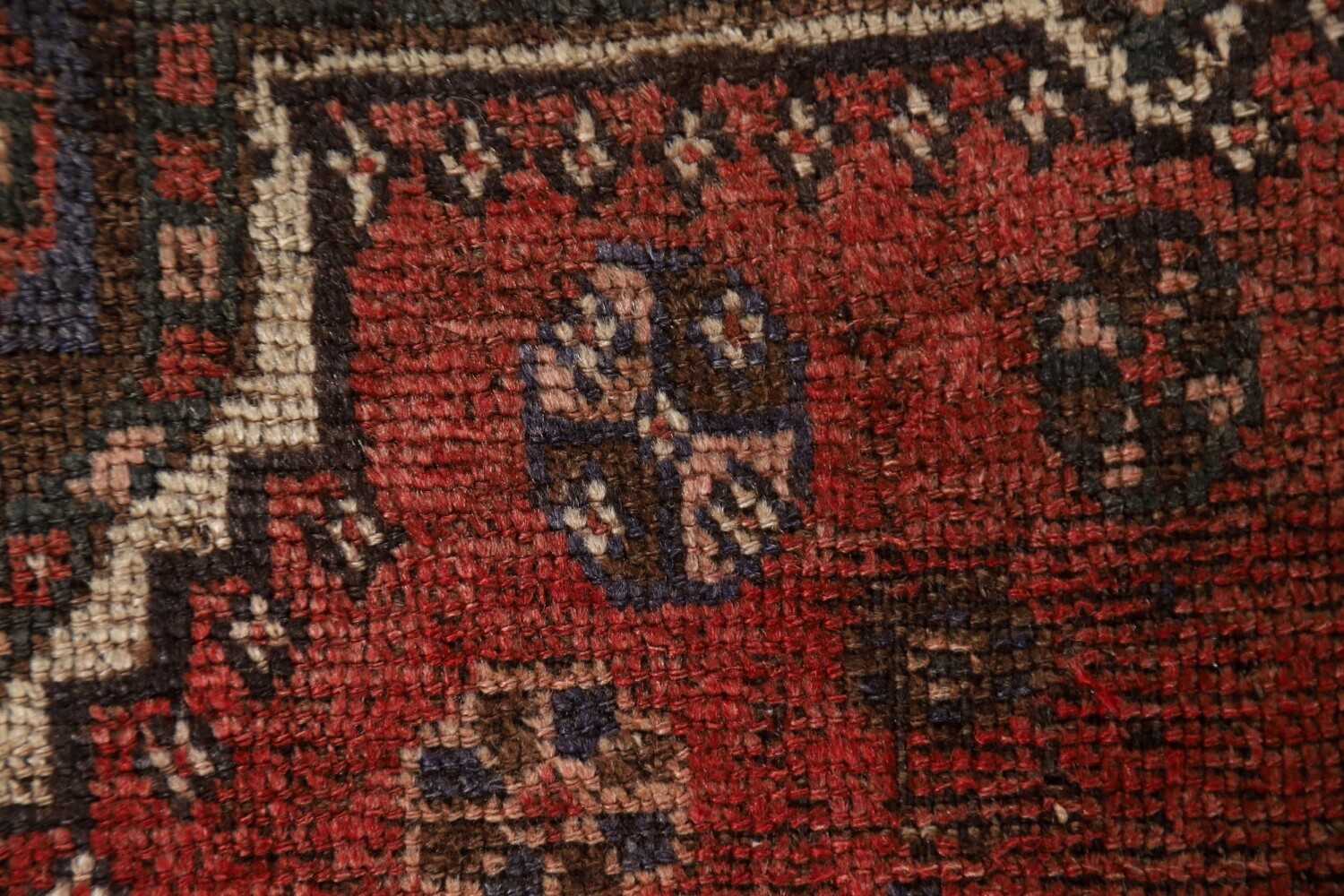 Antique Wool Lori Persian Rug 4x7