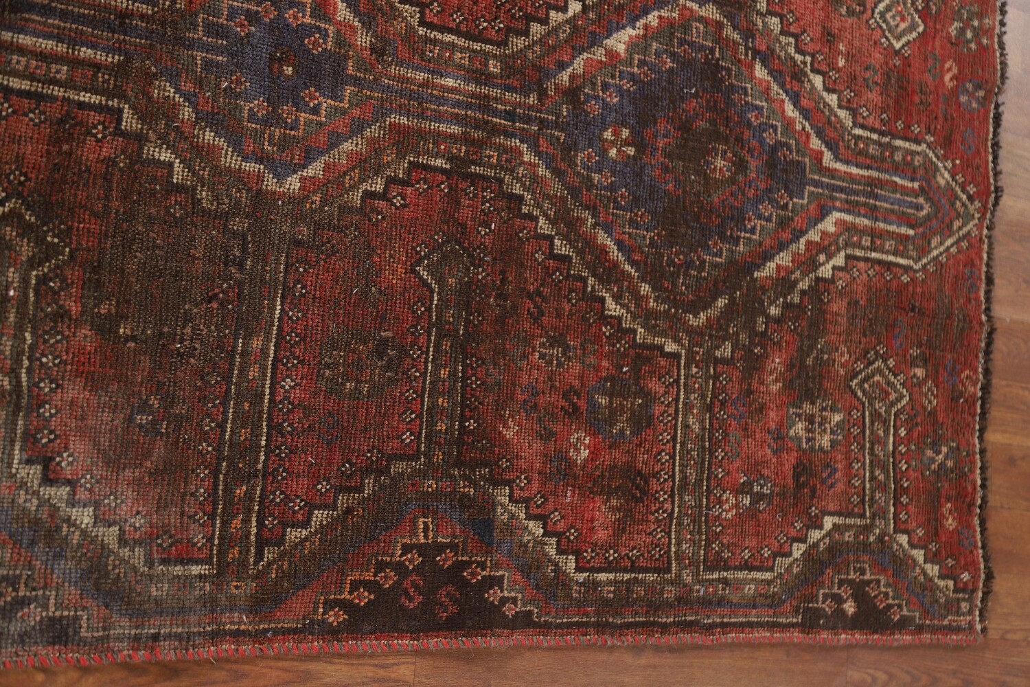 Antique Wool Lori Persian Rug 4x7