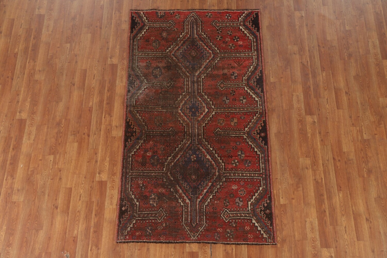 Antique Wool Lori Persian Rug 4x7