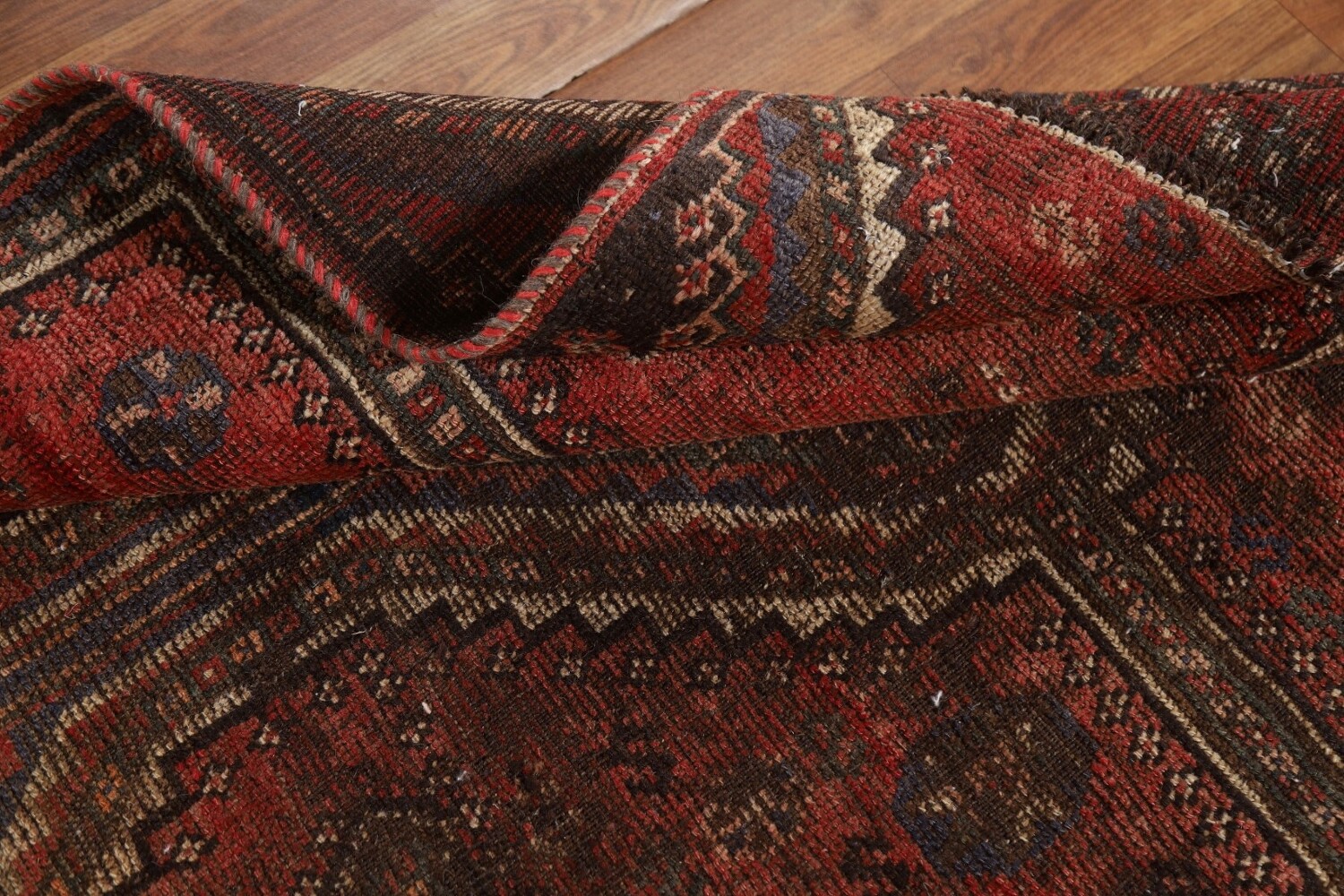 Antique Wool Lori Persian Rug 4x7