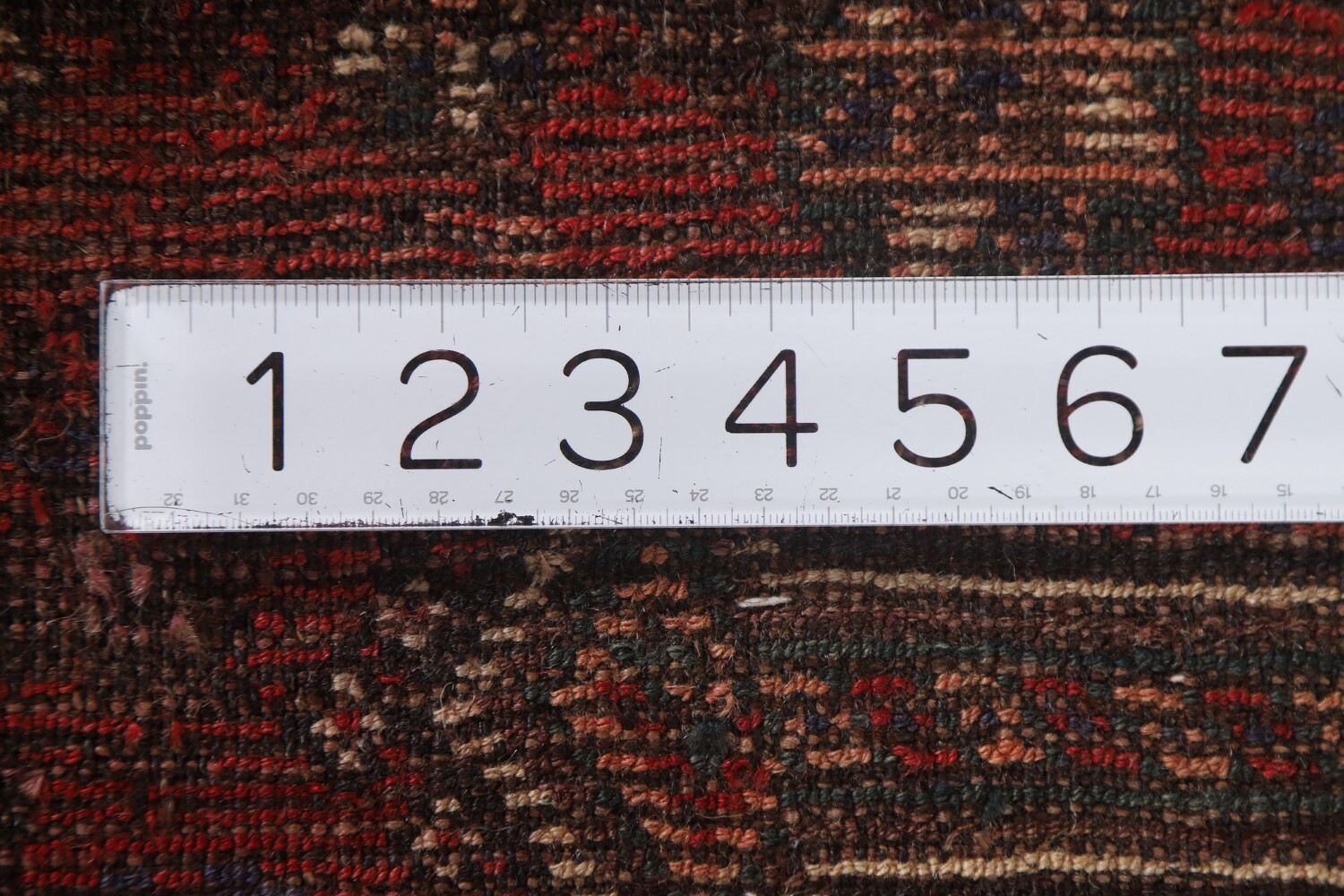 Antique Wool Lori Persian Rug 4x7