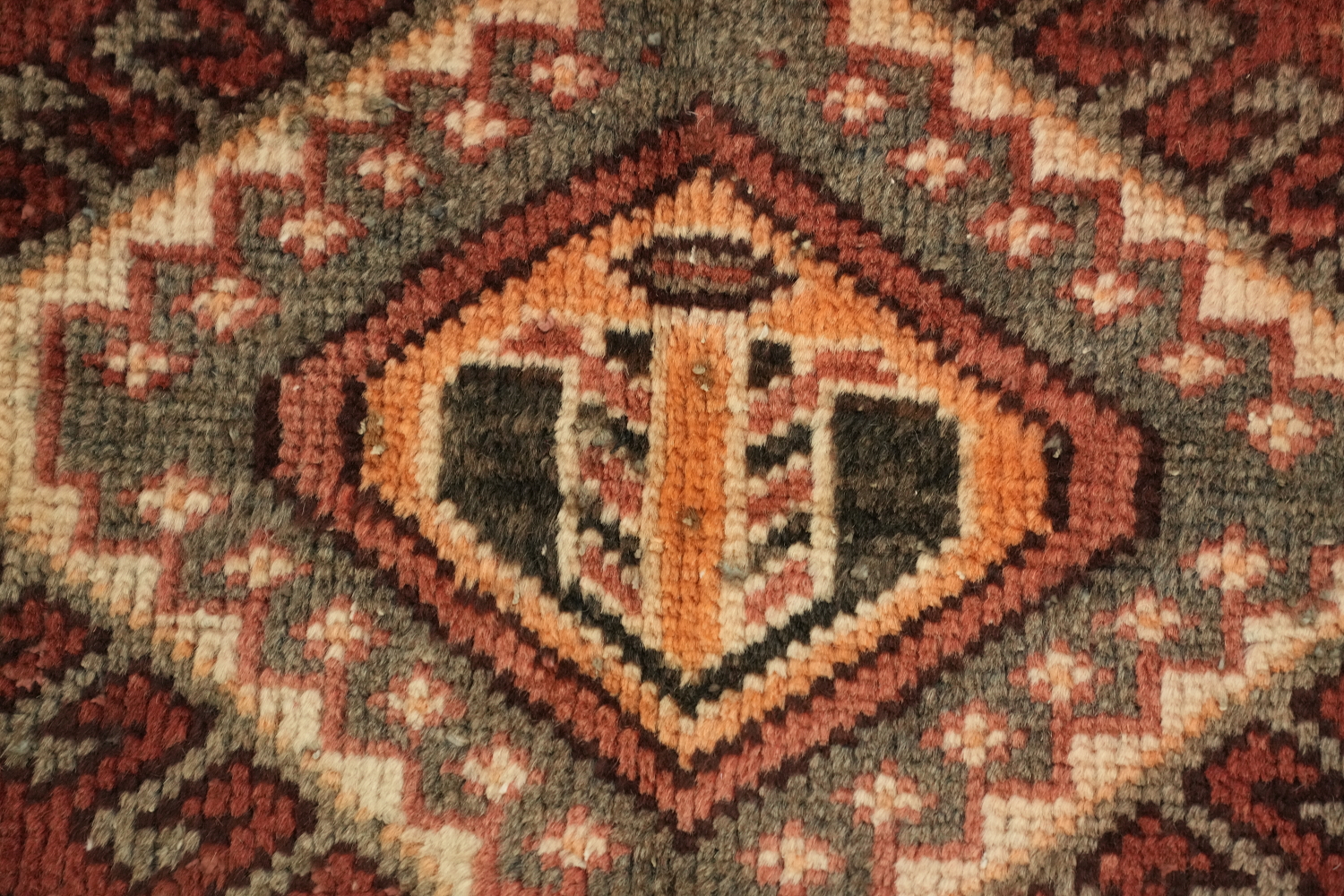 Tribal Geometric Bakhtiari Persian Area Rug 5x10