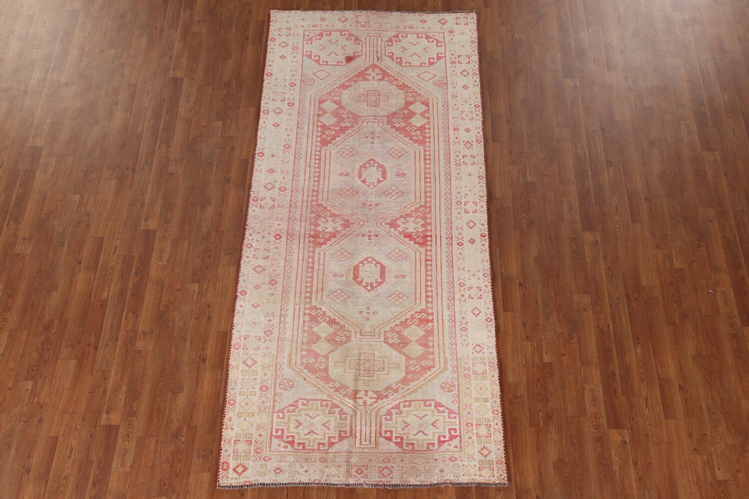 Antique Bakhtiari Persian Runner Rug 4x9