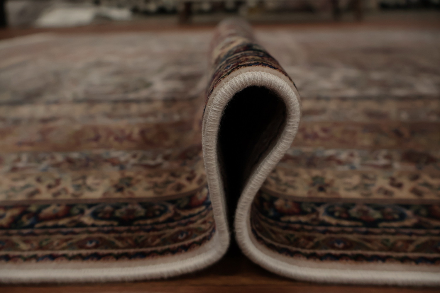Exquisite Qum Area Rug 7x10 with Captivating Detailed Symmetry