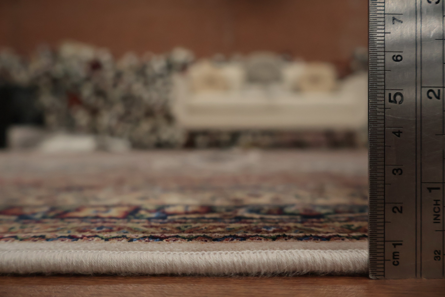Exquisite Qum Area Rug 7x10 with Captivating Detailed Symmetry