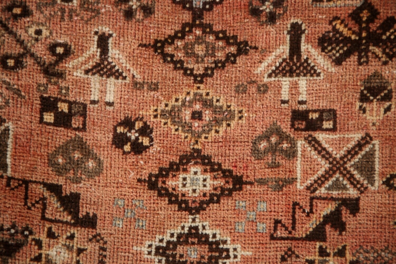 Antique Shiraz Persian Area Rug 6x9