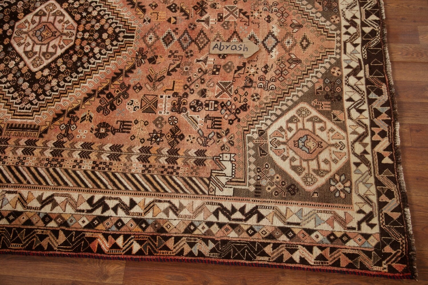 Antique Shiraz Persian Area Rug 6x9