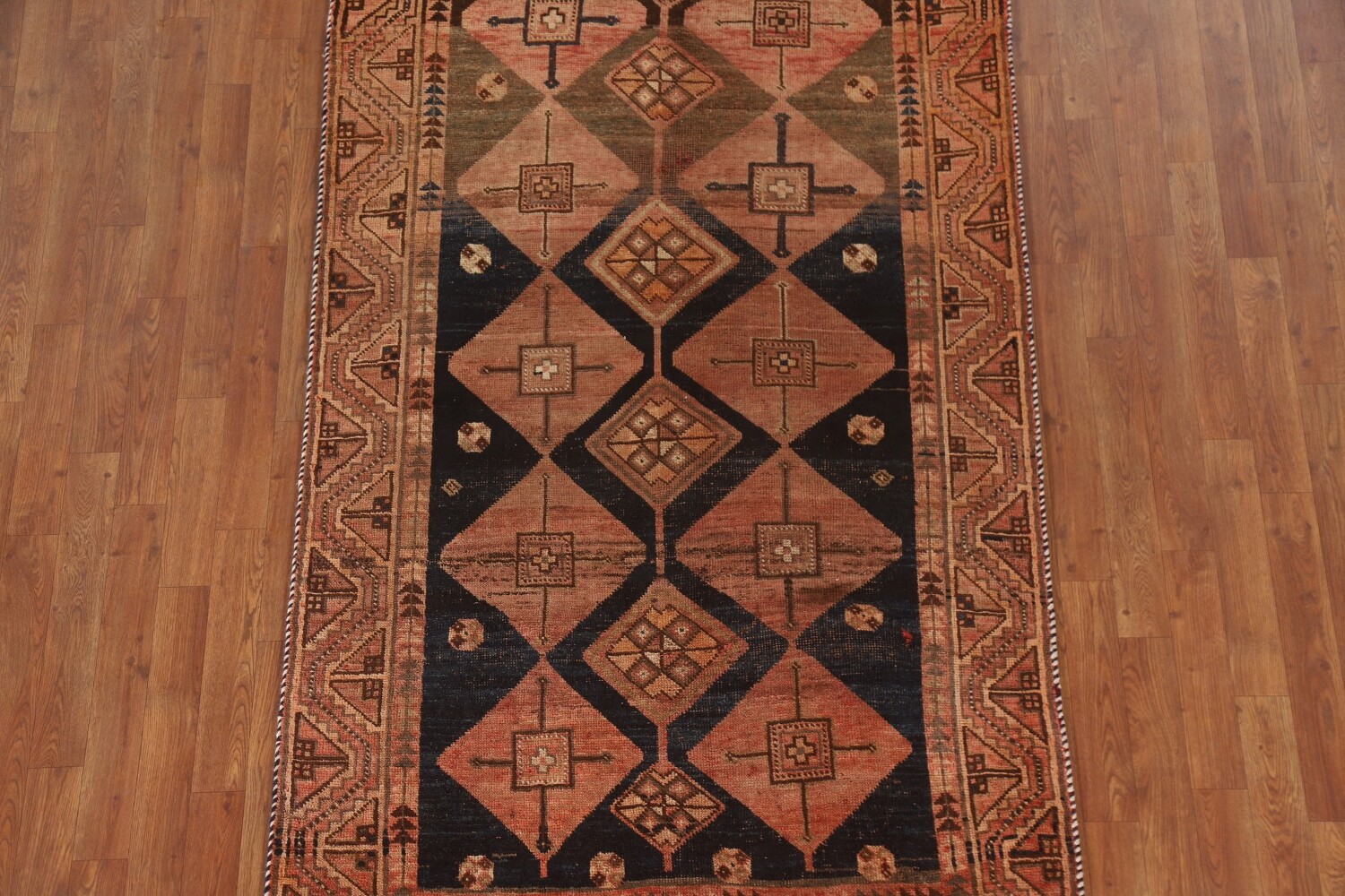 Pre-1900 Antique Vegetable Dye Lori Persian Rug 4x7