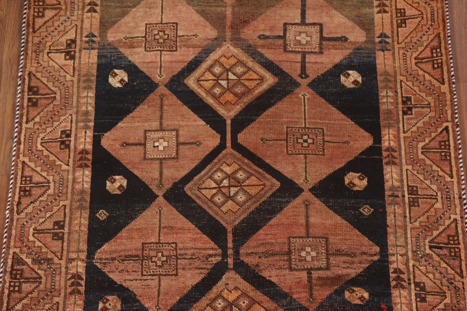 Pre-1900 Antique Vegetable Dye Lori Persian Rug 4x7
