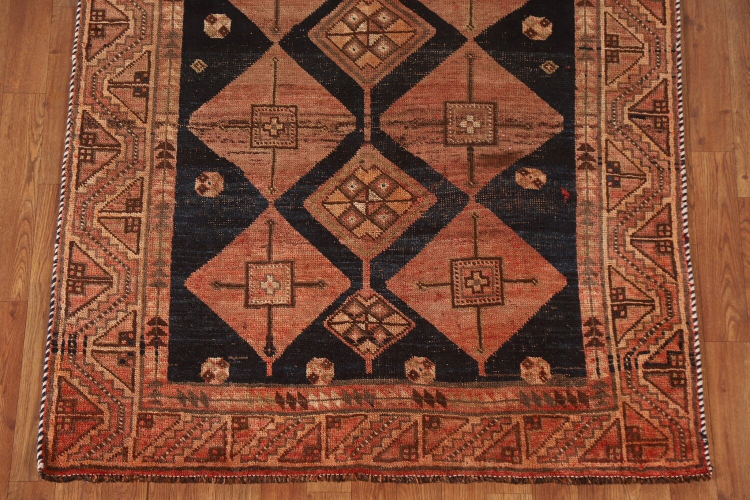 Pre-1900 Antique Vegetable Dye Lori Persian Rug 4x7