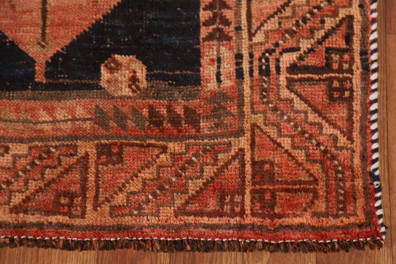 Pre-1900 Antique Vegetable Dye Lori Persian Rug 4x7