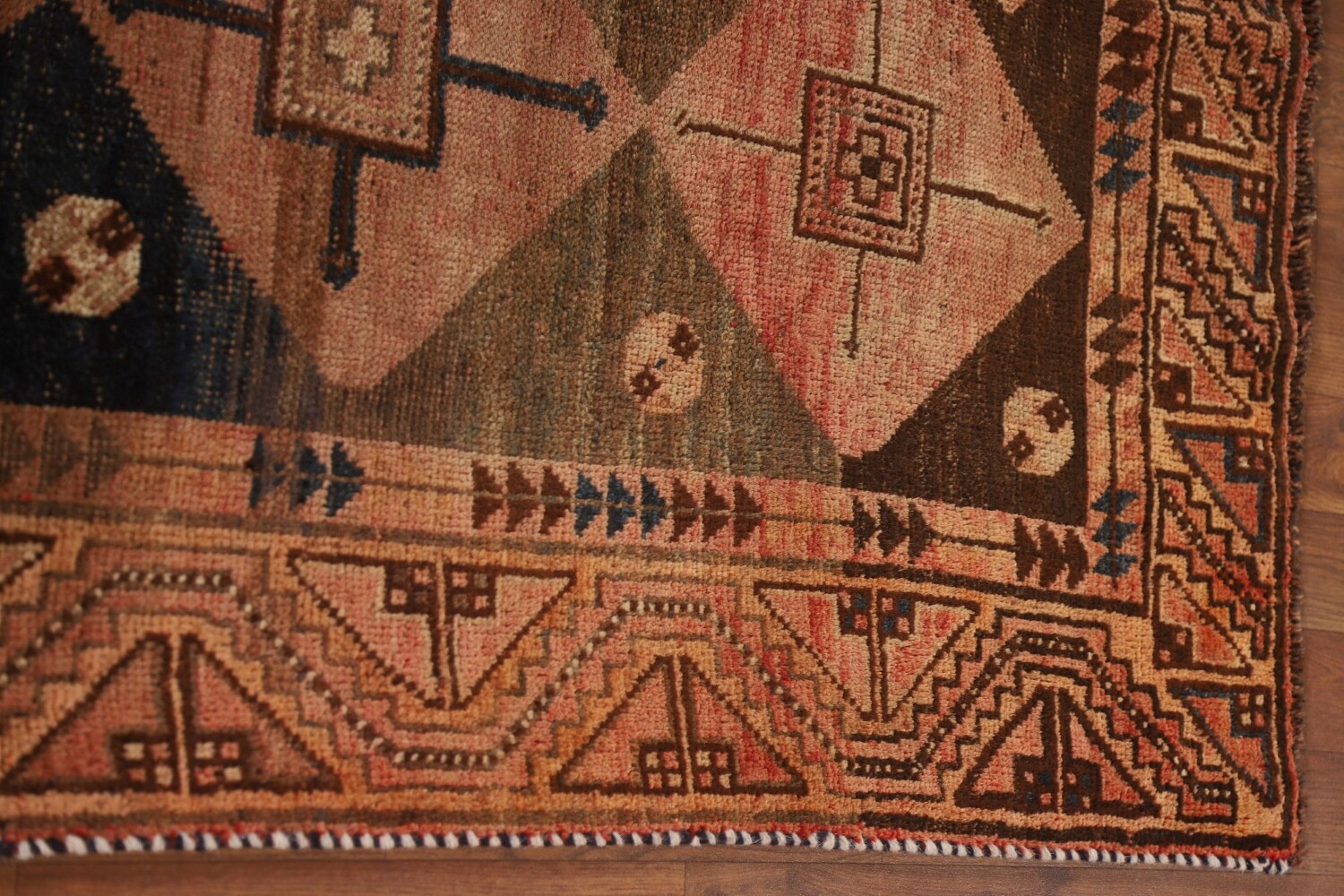 Pre-1900 Antique Vegetable Dye Lori Persian Rug 4x7