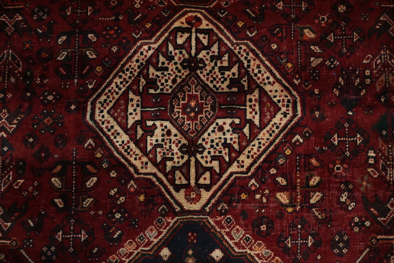 Vegetable Dye Shiraz Persian Area Rug 6x9