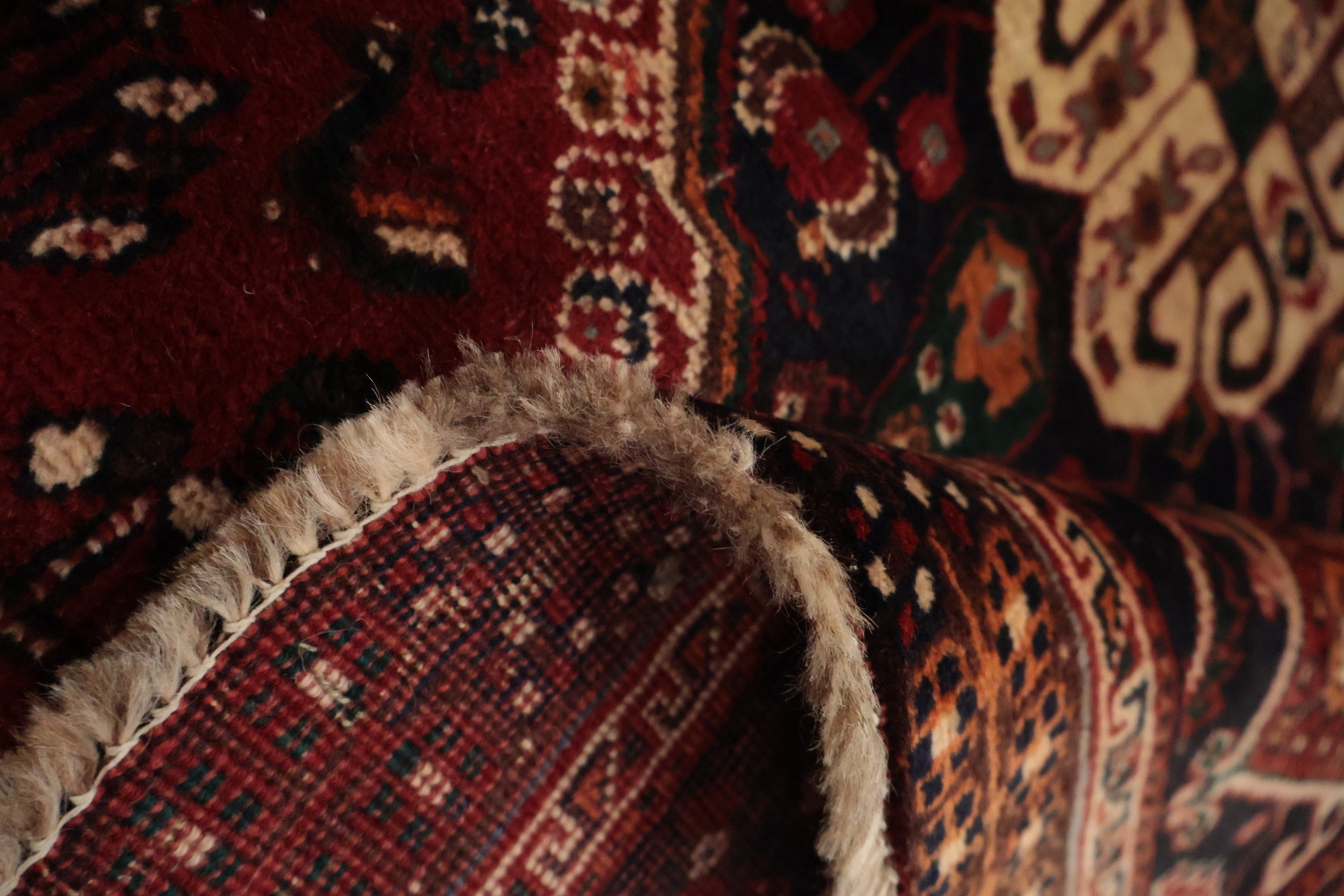 Vegetable Dye Shiraz Persian Area Rug 6x9