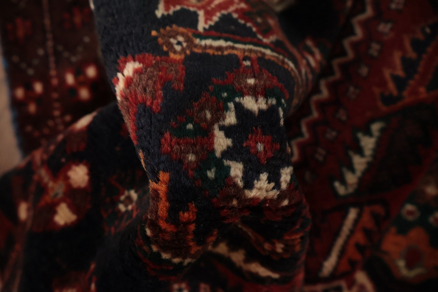 Vegetable Dye Shiraz Persian Area Rug 6x9