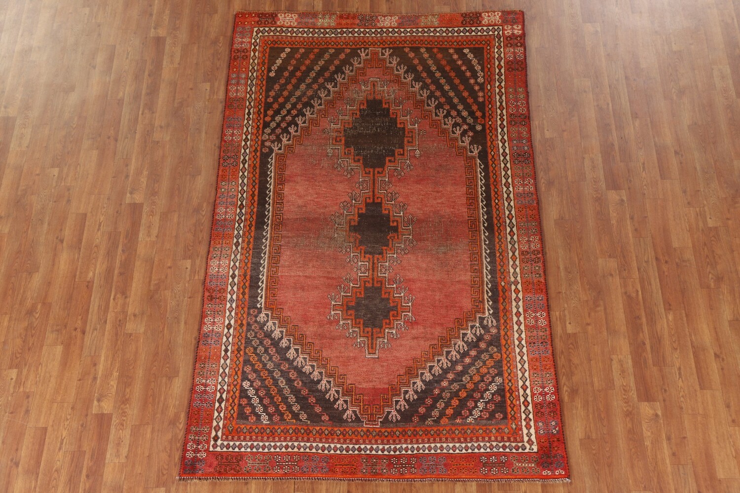 Vegetable Dye Antique Lori Persian Rug 5x8