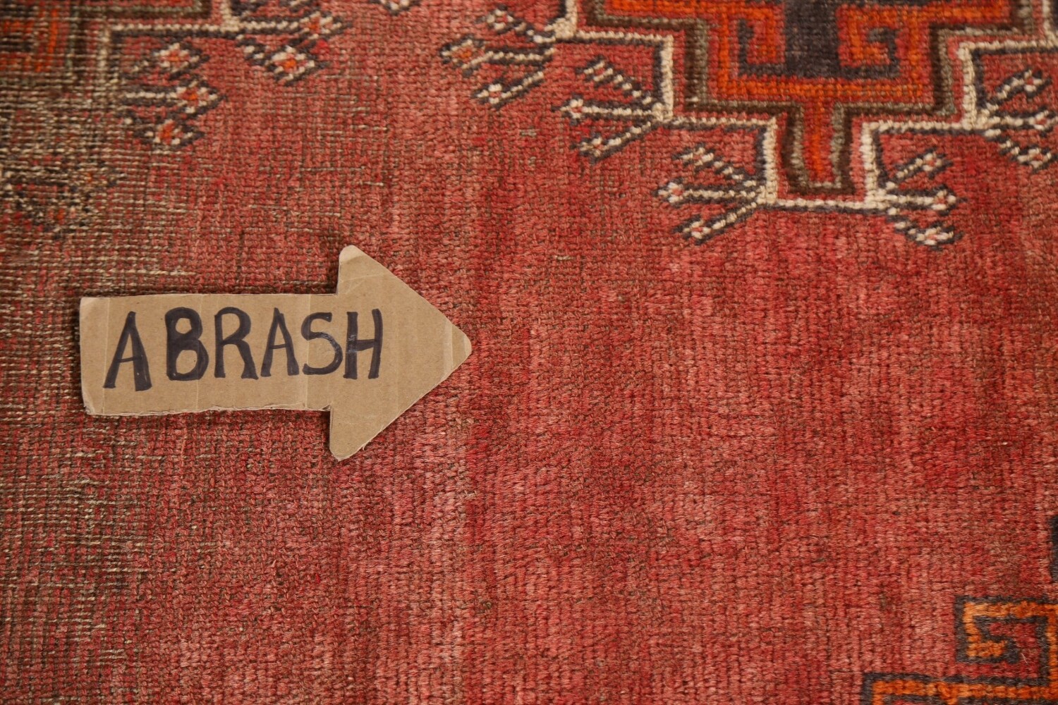 Vegetable Dye Antique Lori Persian Rug 5x8