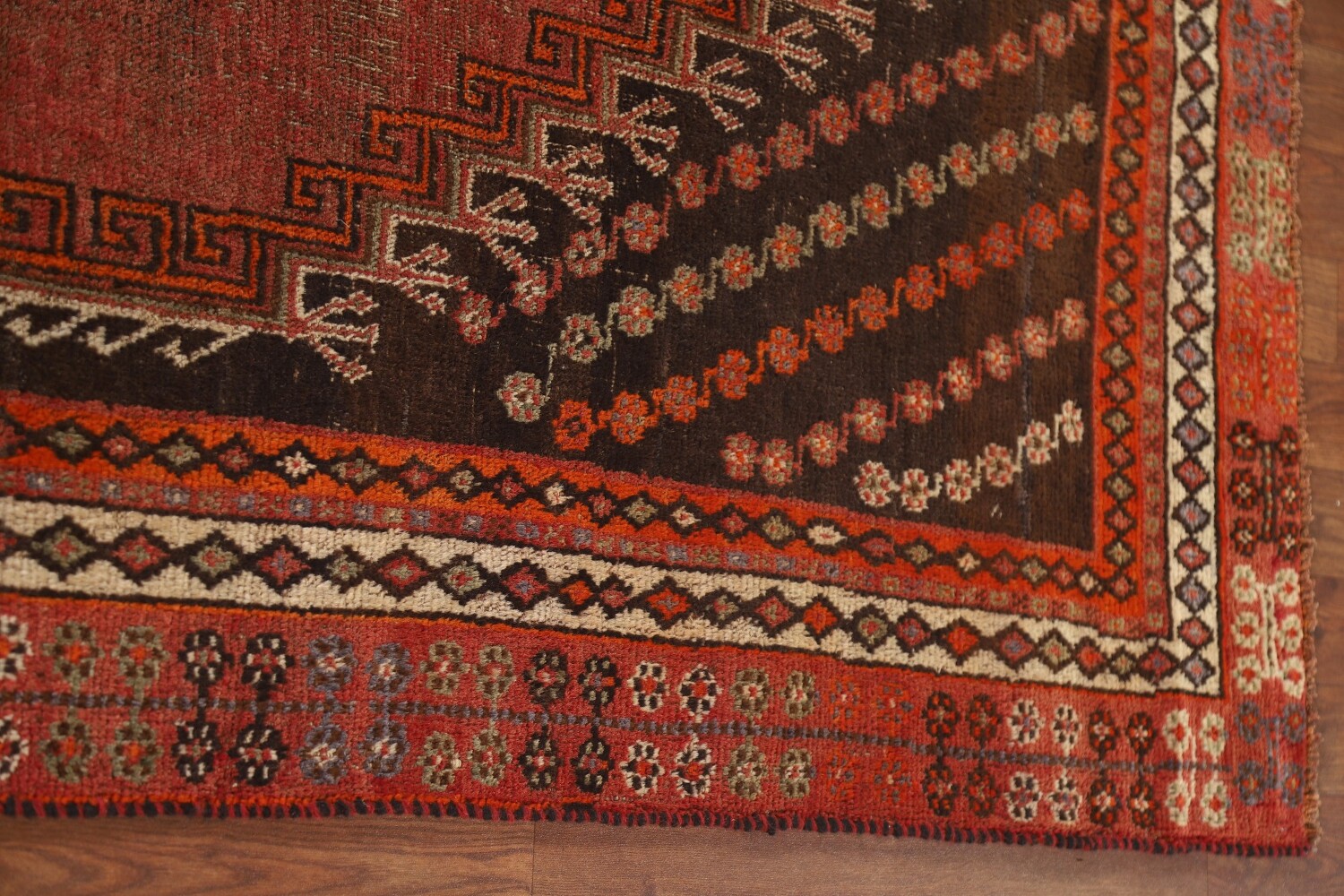 Vegetable Dye Antique Lori Persian Rug 5x8