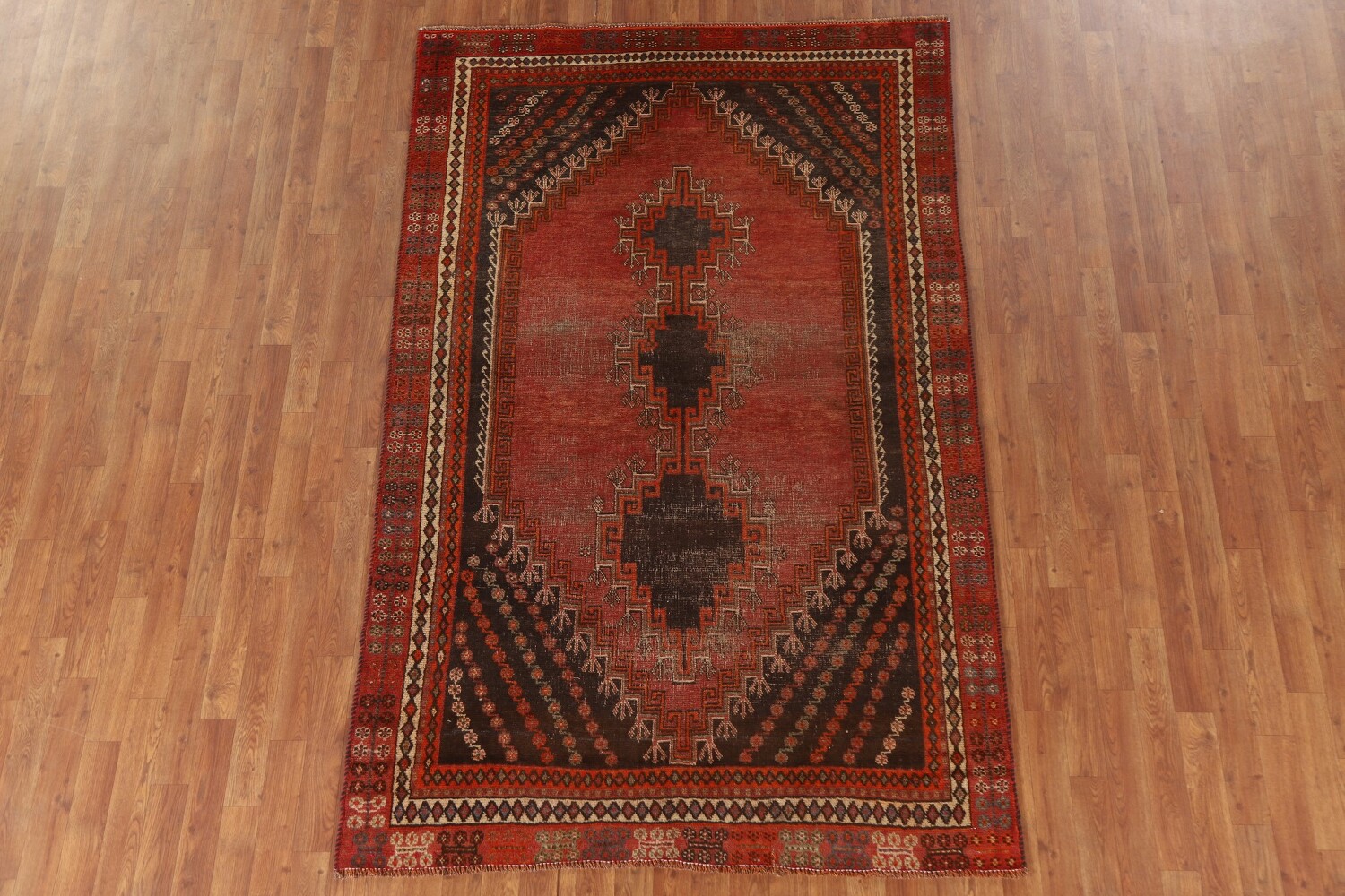 Vegetable Dye Antique Lori Persian Rug 5x8