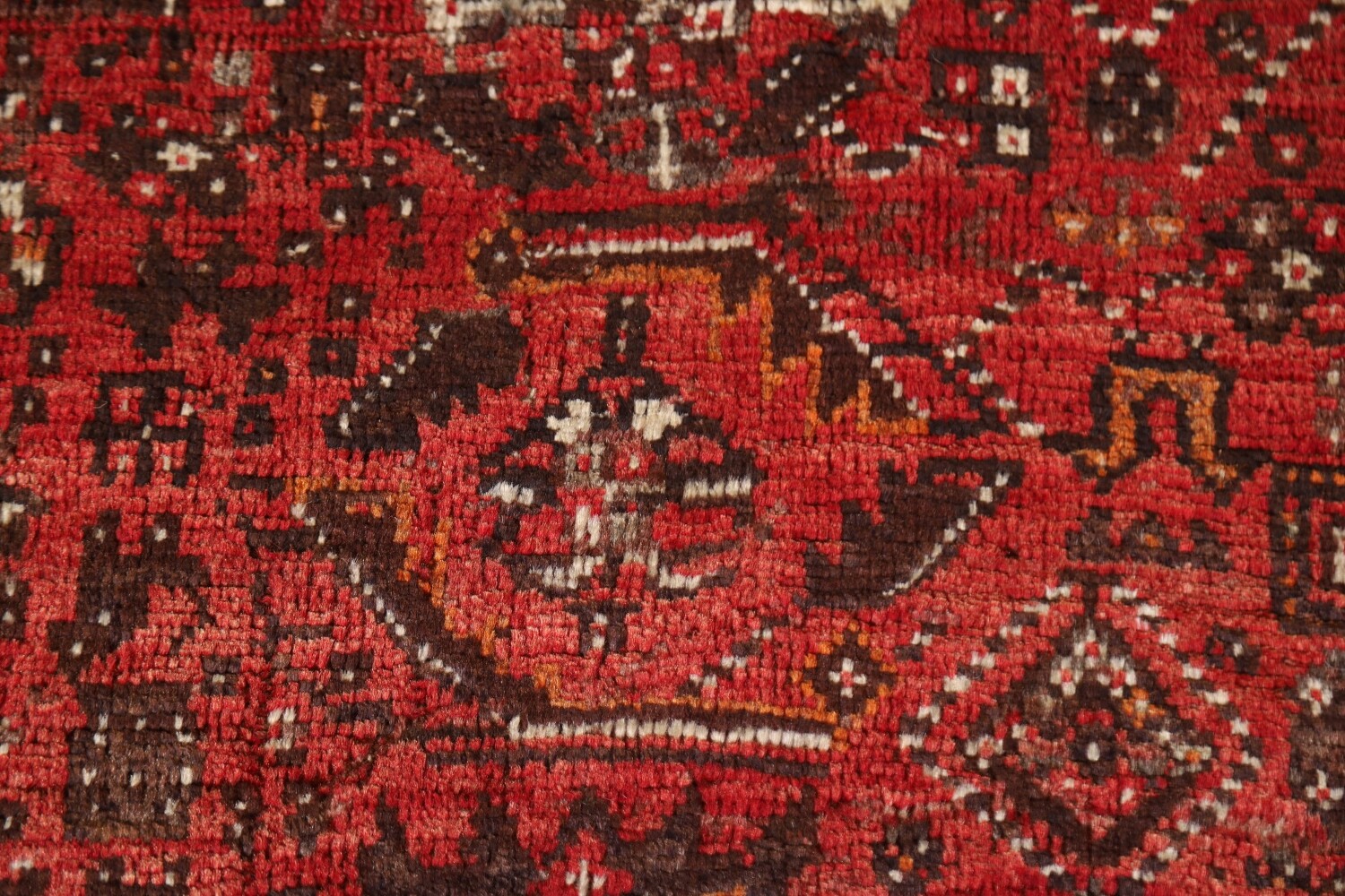 Antique Qashqai Persian Area Rug 6x10