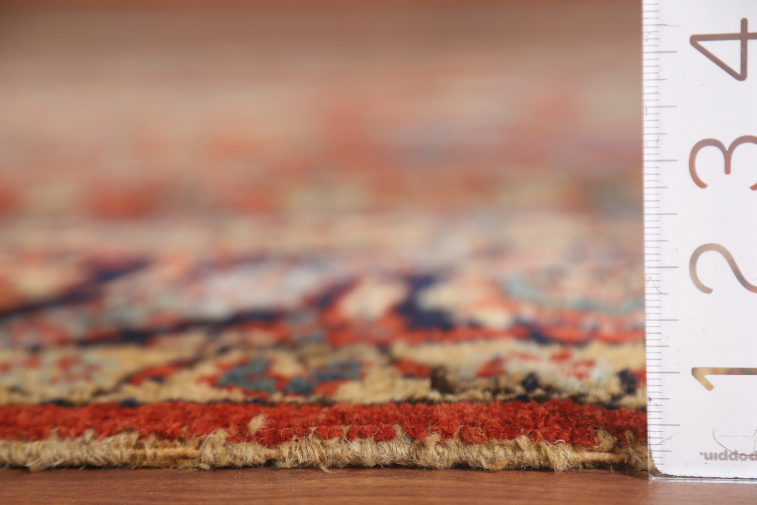 Pre-1900 Vegetable Dye Heriz Serapi Persian Area Rug 9x11