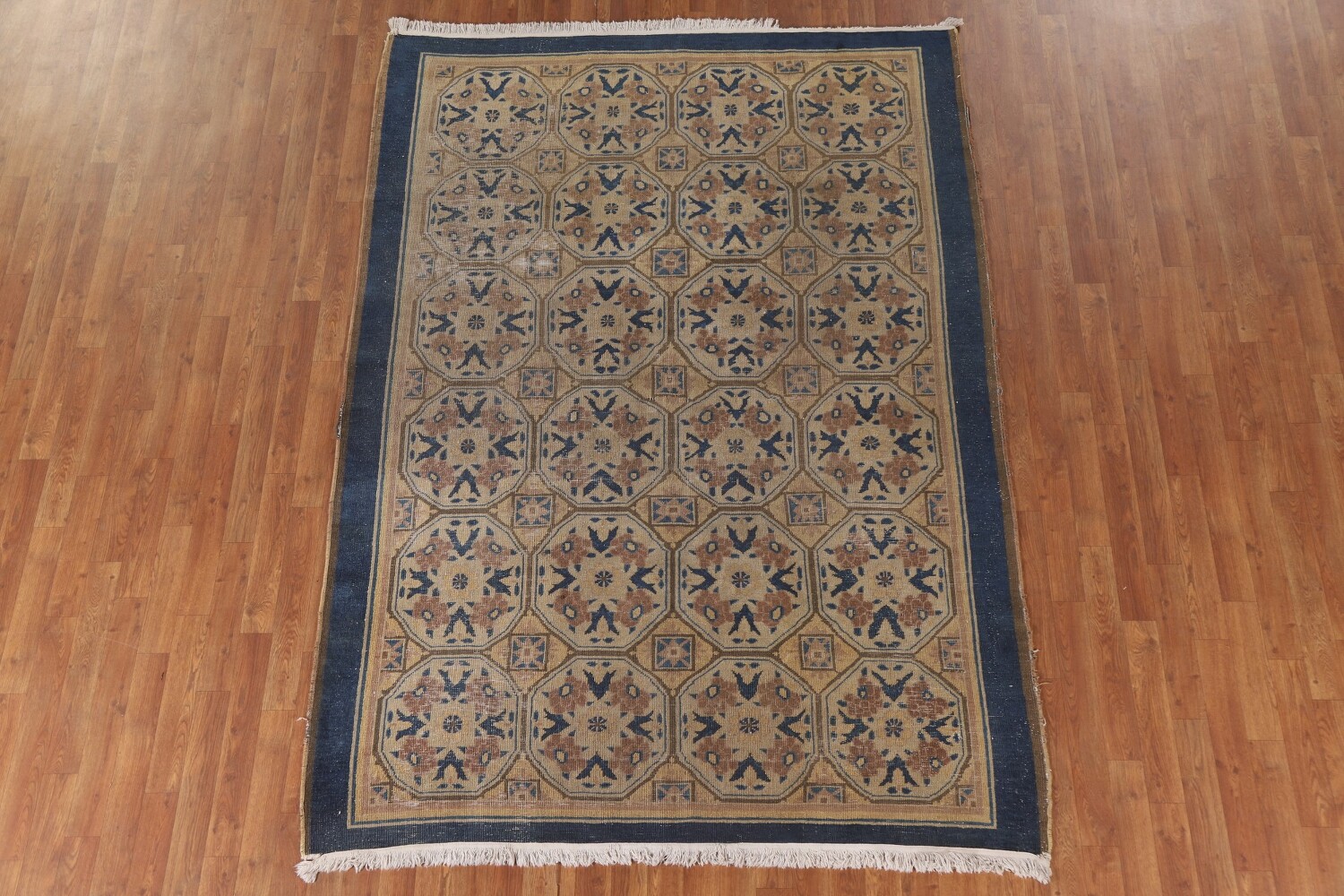 Antique Vegetable Dye Peking Chinese Rug 6x8