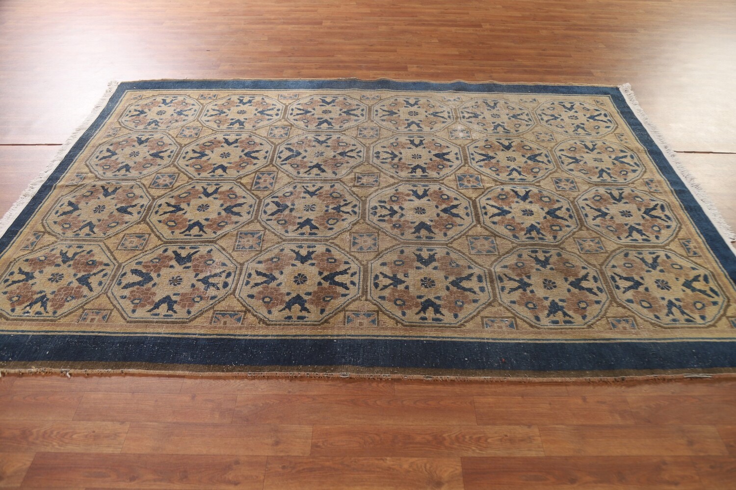 Antique Vegetable Dye Peking Chinese Rug 6x8