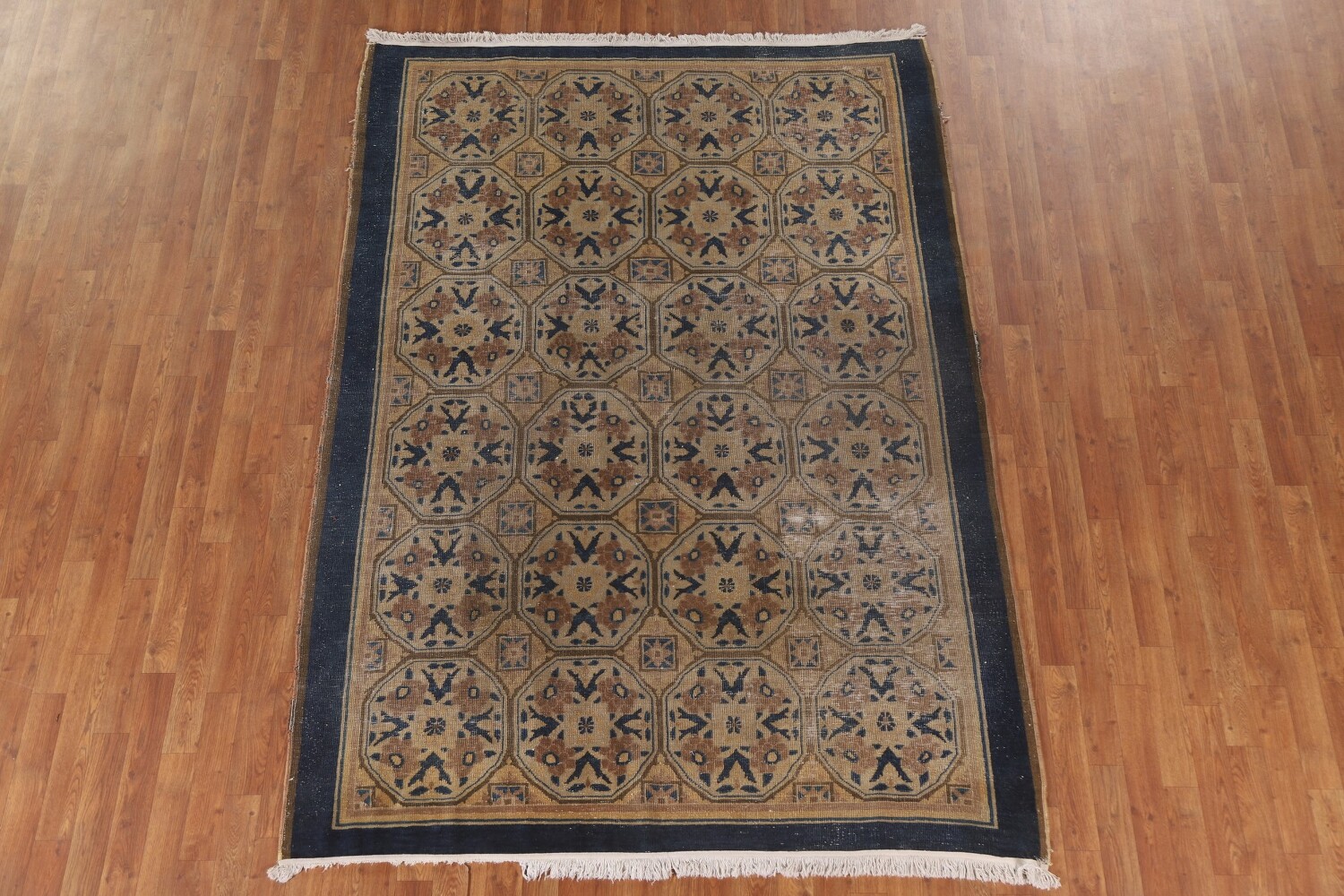 Antique Vegetable Dye Peking Chinese Rug 6x8