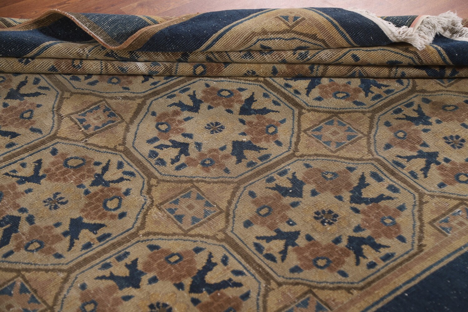 Antique Vegetable Dye Peking Chinese Rug 6x8