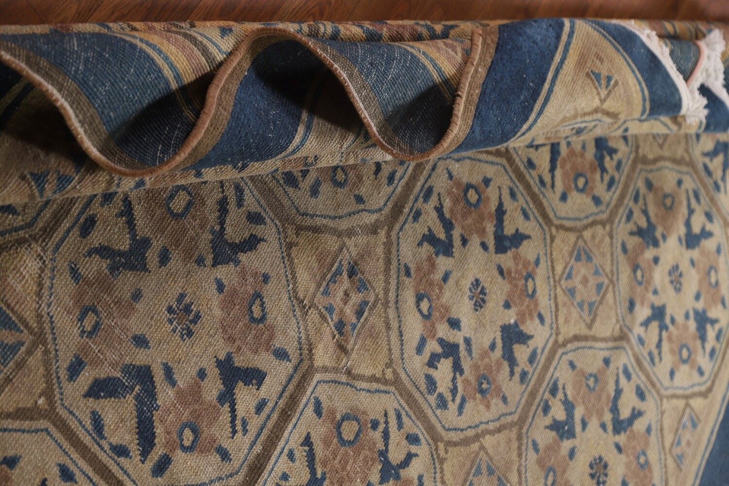 Antique Vegetable Dye Peking Chinese Rug 6x8