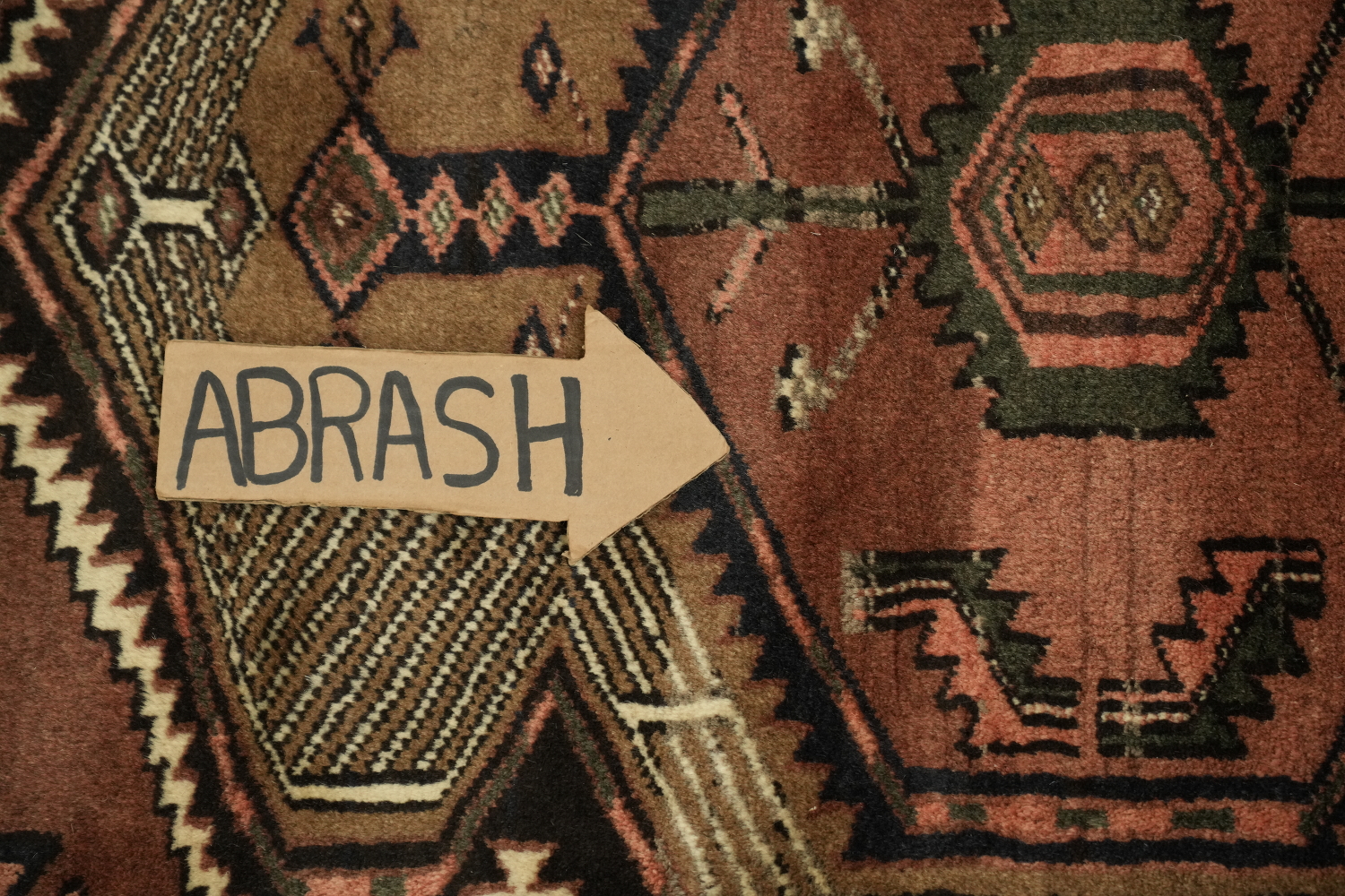 Geometric Ardebil Persian Runner Rug 3x11
