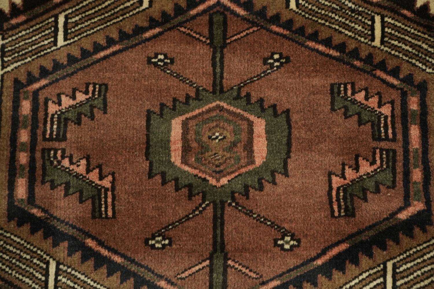 Geometric Ardebil Persian Runner Rug 3x11