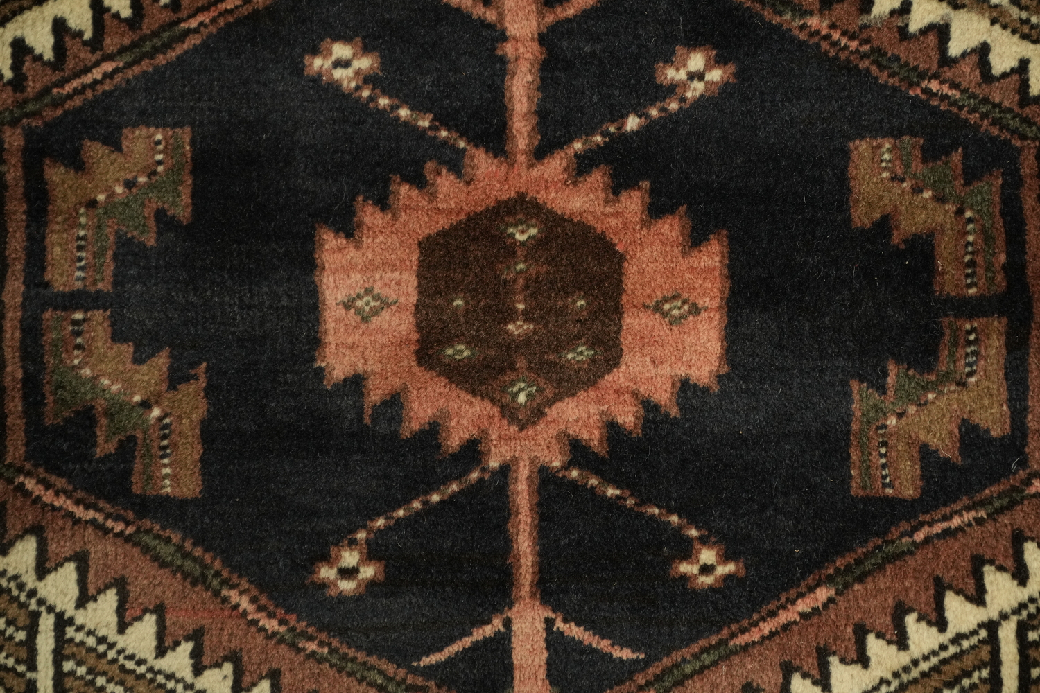 Geometric Ardebil Persian Runner Rug 3x11