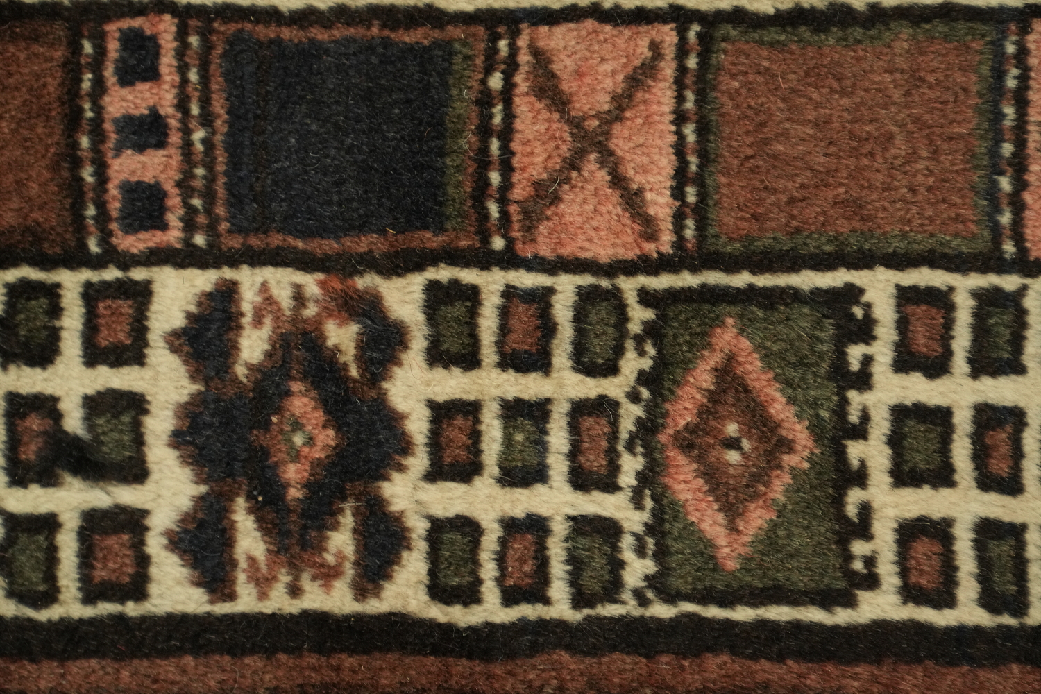 Geometric Ardebil Persian Runner Rug 3x11