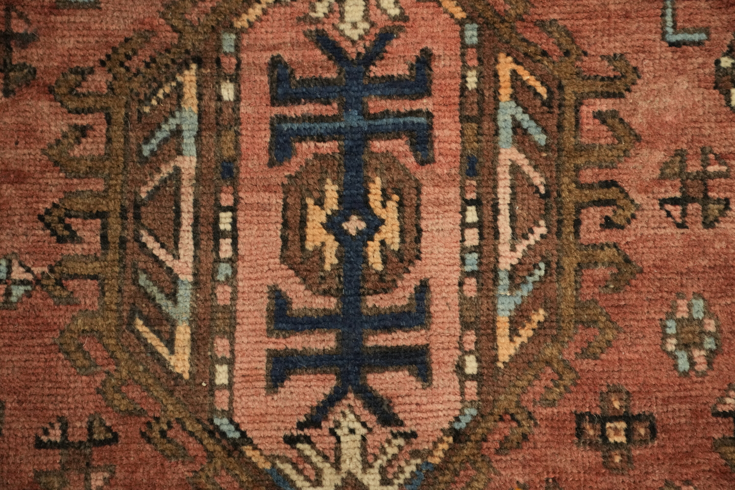 Vintage Wool Heriz Persian Runner Rug 4x11