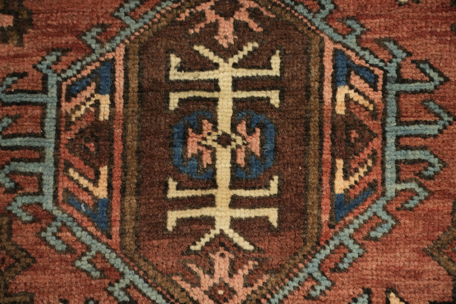 Vintage Wool Heriz Persian Runner Rug 4x11