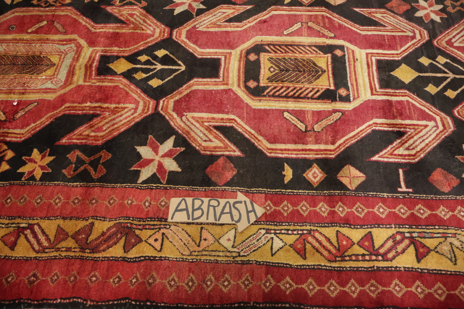 Geometric Ardebil Persian Area Rug 5x10
