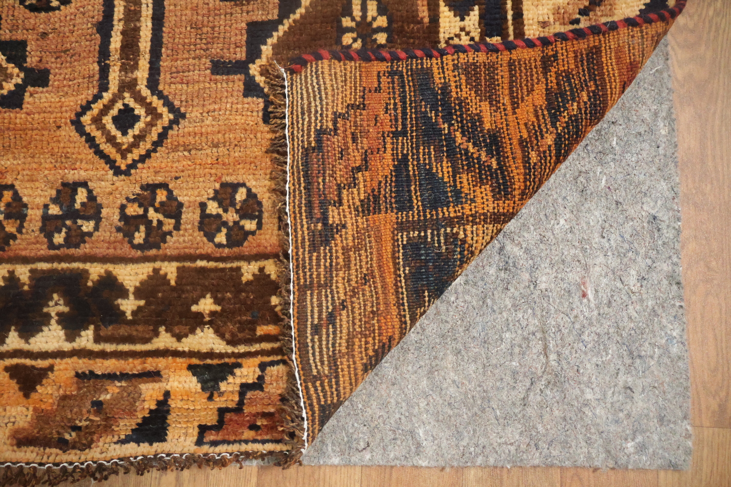 Geometric Wool Qashqai Persian Area Rug 5x9