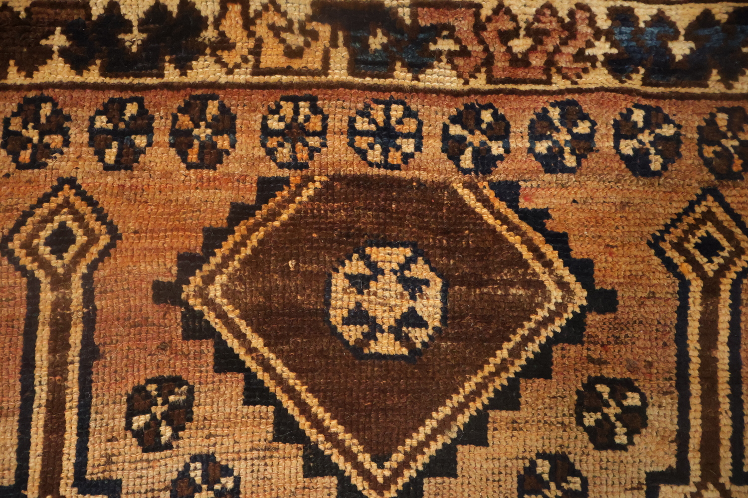 Geometric Wool Qashqai Persian Area Rug 5x9