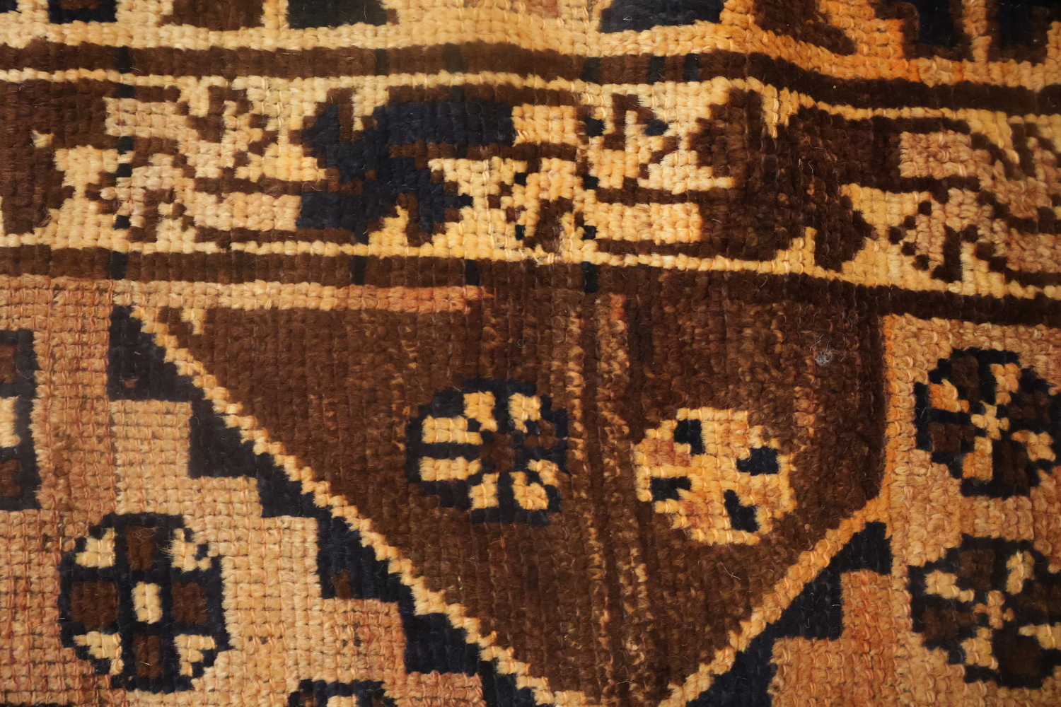 Geometric Wool Qashqai Persian Area Rug 5x9