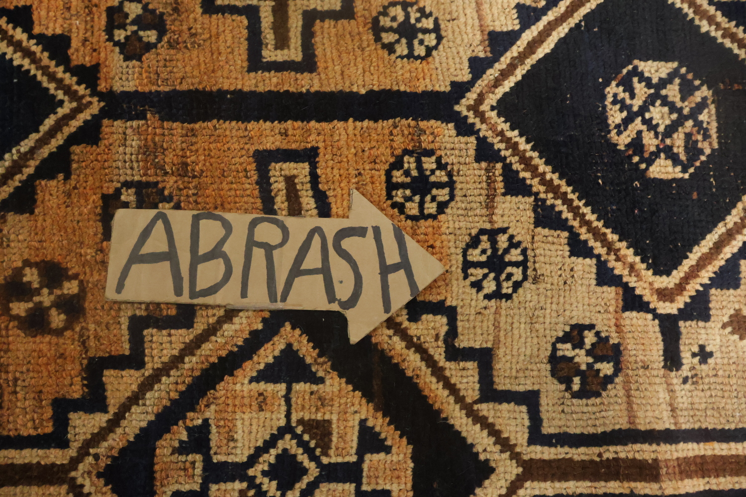Geometric Wool Qashqai Persian Area Rug 5x9